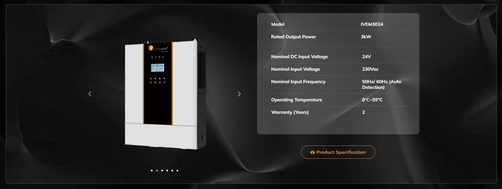 Inverter Specifications